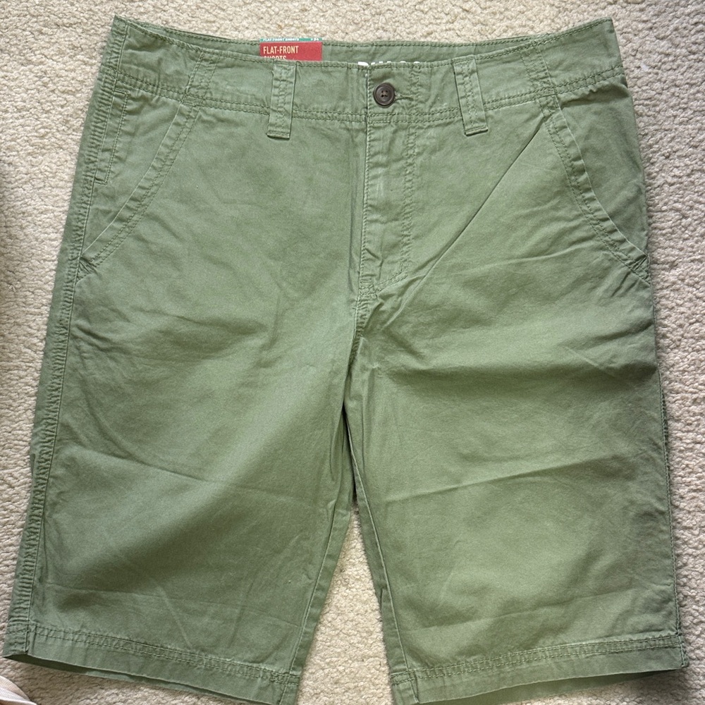 Mossimo Supply Co. Men's Khaki Flat Front Shorts